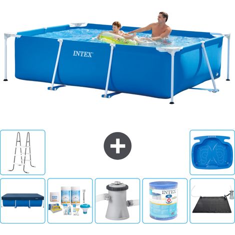 Intex Piscine Tubulaire Rectangulaire - 260x160x65 cm - 8-pièces S30084 (1/5)