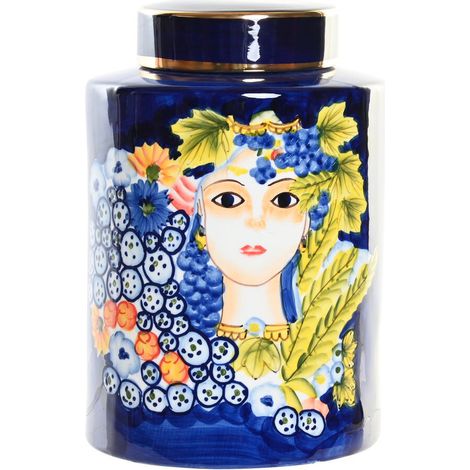 DKD Home Decor Vase Porcelaine Noir Shabby Chic (1/3)