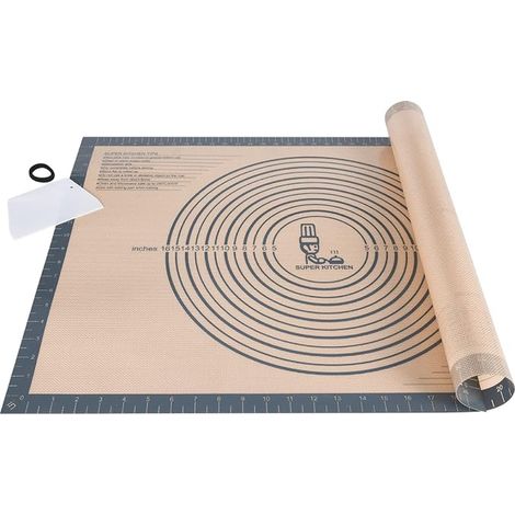 Large Tapis Silicone Pâtisserie Antidérapant Tapis de Cuisson (1/3)