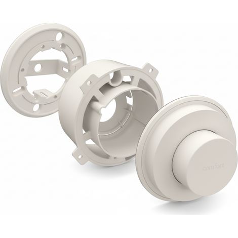 Pulsante pneumatico push total one in abs bianco per cassette pneo ad incasso o esterno bampi cpuontobi