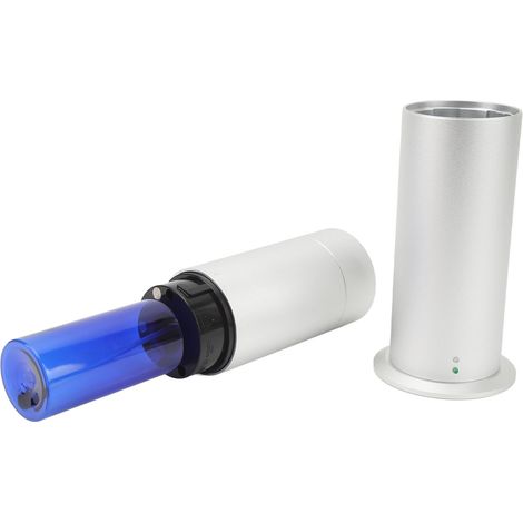 Diffuseur de parfum 200 m³ 120 ml avec tapis antidérapant, télécommande et nébulisation d'huiles essentielles. Idéal pour hôtels, maisons et saunas. Prise australienne 100-240 V, couleur argent. (1/5)