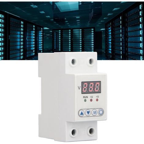 CHLT-40 Einstellbarer automatischer Über- und Unterspannungsschutz AC230V mit zeitgesteuertem Rückstellschalter, 2-poliger LED-Anzeige, 63A (1/5)