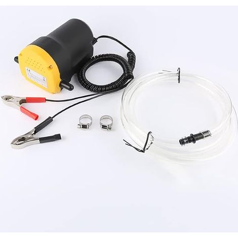 Pompe vidange Huile Moteur,12V 60W Pompe Huile vidange avec Tube,pour l'huile de Moteur et l'huile Diesel, pour Les camions, Les Voitures, Les quads et Autres véhicules (1/5)