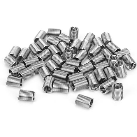 50 Pièces Manchons de Protection en Acier pour Réparation de Filets M8 x 1.25 - Accessoires Quincaillerie (1/5)