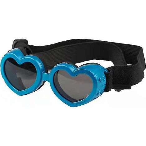 Gafas de sol para perros de razas pequeñas, protección UV, forma de corazón. (1/5)