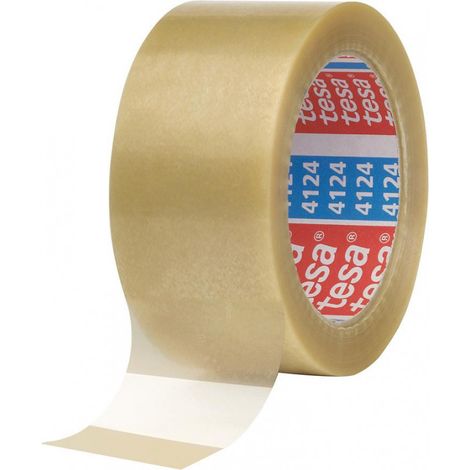 Rollo De Cinta 4124 Pvc 50Mmx66M Tesa Transparente (Para 6)