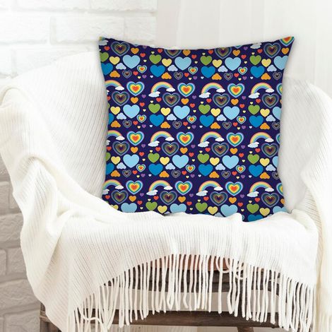 Housse de coussin moderne design rustique pour canapé ou lit, décoration de Pâques (1/5)