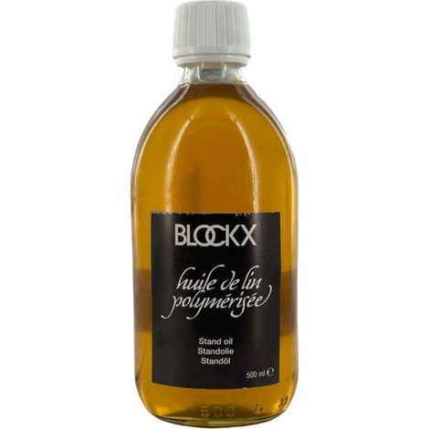 Huile de lin purifiée - BLOCKX - Flacon en verre - Jaune - Professionnel - Mixte
