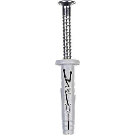 Cheville hit m 6-40-67 p multimateriaux douille plate bte 100