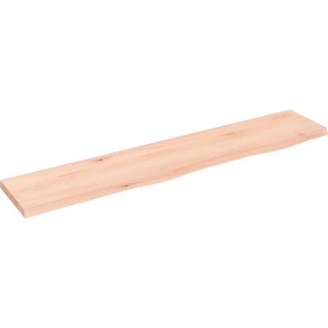 Étagère murale,Étagère flottante 100x20x2 cm bois de chêne massif non traité CFW99712 (1/5)