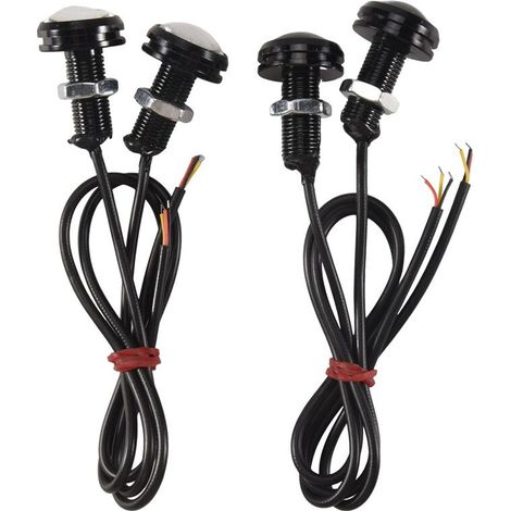 Luce diurna a LED bicolore Switchback 4014 12V 23mm Pezzi 4014 DRL Occhio (1/2)