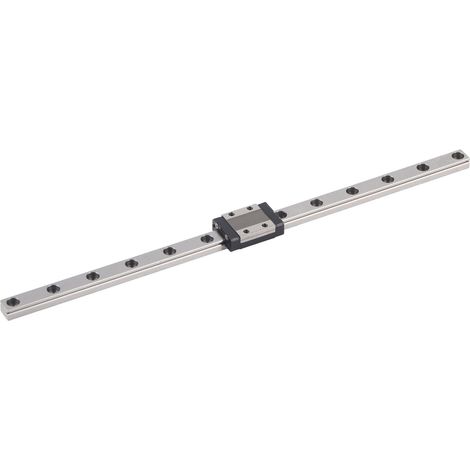Guide linéaire MGN9 avec palier à chariot, rail de guidage en acier pour machines CNC et équipements d'automatisation, 250 mm (1/5)