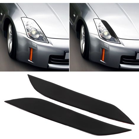 Fahrzeugmodifikation: Nissan 350Z Z33 2003-2009, Scheinwerferblenden in Klavierlackoptik (Paar)