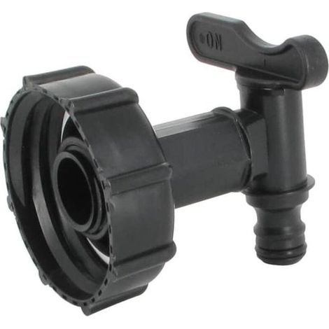 S60X6 Fitting – HDPE-Wasserhahn für 1000-Liter-Wassertanks, Fittings und weiteres Zubehör für Regenwassersammeltanks (1/4)