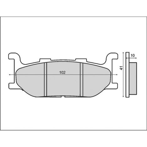 PASTILLAS DE FRENO BRENTA KH179 (ORGÁNICAS) PARA YAMAHA XJ/XV/XVS/XP DELANTERAS