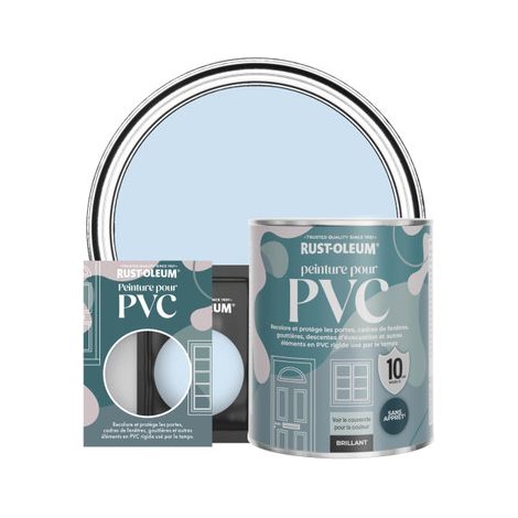 Peinture pour PVC, Finition Brillante - Bleu Poudré (1/2)