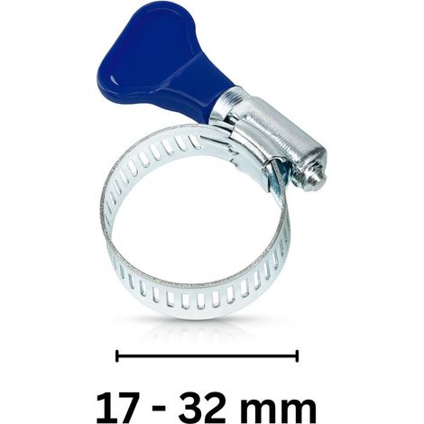 Schlauchschelle 17 bis 32 mm Schlauchklemme Rohrschelle Schlauchbefestigung (1/5)