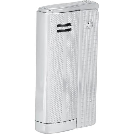 Briquet vintage léger et portable en métal argenté pour une utilisation quotidienne (1/4)