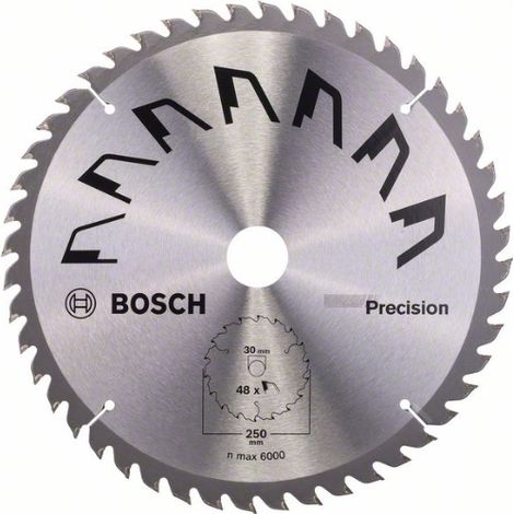 Bosch Sega Circolare 250 mm Carburo Precisione 48 Denti