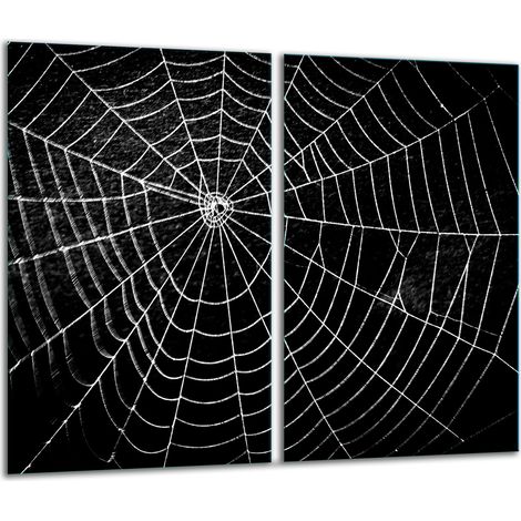 Tabla de cortar de vidrio 2x 30x52 negra (1/5)