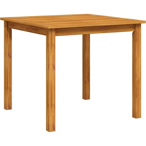 Garden Table 85x85x74 cm Solid Acacia Wood vidaXL (1/5)