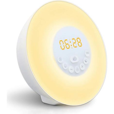 Simulateur d'aube, réveil en douceur - Désactivez le mode sombre - Profitez de matins plus zen - Réveil par luminothérapie (Classique TL-850) (1/5)