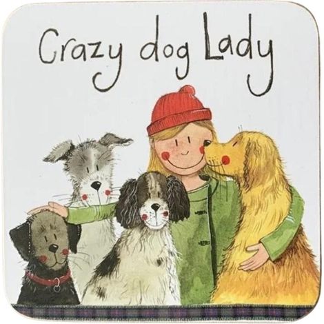 Posavasos Crazy Dog Lady C154