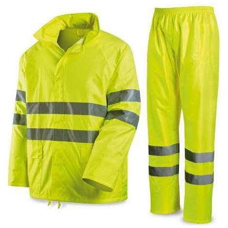 Traje de Agua de Alta Visibilidad Amarillo Talla S 288TAFEYF MARCA