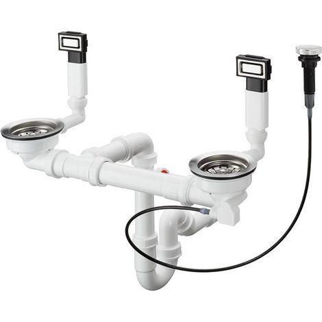 D15-11 Set piletta automatica 370 x 370 inox
