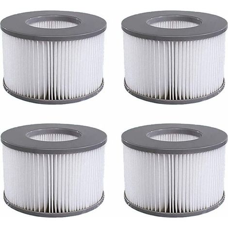 Lot de 4 Cartouches Filtrantes pour Spa Mspa Piscine Gonflable Modèles Filtre 2020 (1/3)