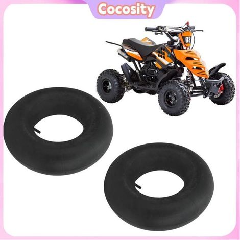 Cocosity Chambre à air 16X6 Chambre à Air de Pneu 16x6, 50-8.0, 2 Pièces, avec Tige de Valve Droite TR13, Remplacement en moto auto (1/5)