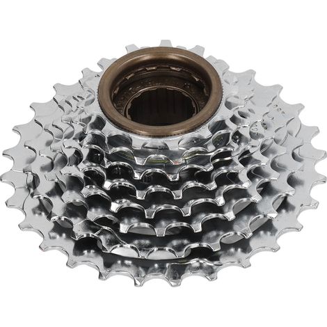 Pignon Libre 8 Vitesses 13‑28T en Acier pour VTT, Compatible Roue Libre Filetée (1/5)