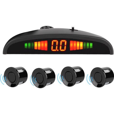 Pack Capteur de Recul Voiture 4 Radars LED Alarme Sonore Bip Stationnement Universel (1/5)