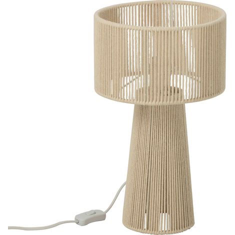 Lampe de table en papier grège - grège (1/4)
