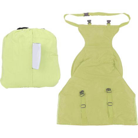 Chaise haute portable de voyage pour bébé tout-petit, harnais de sécurité facile pour repas, siège vert (1/5)
