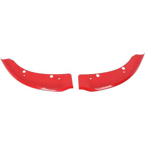 2 pièces Protège-becquet de pare-chocs avant pour Dodge Challenger Scat Pack SRT 2015-2020, Lèvre de séparation, remplacement, rouge.
