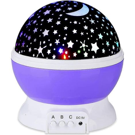 Filiyano – projecteur d – Veilleuse étoile pour enfants, projecteur d'étoiles rotatif à 360 degrés, câble USB, idéale pour la chambre d'enfant et la (1/5)