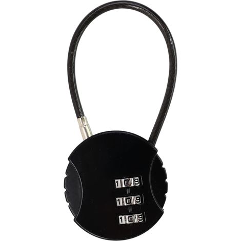 cadenas à combinaison à 3 chiffres pour valise, petit cadenas avec code numérique, serrure de sécurité pour bagages, casier (1/5)
