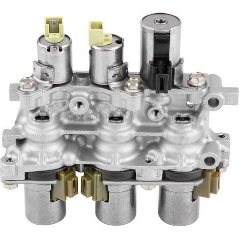 Bloque de solenoides de transmisión, bloque de solenoides de transmisión para transmisión automática de 5 velocidades con válvula 4F27E para carrocería inferior de automóviles y accesorios. (1/5)