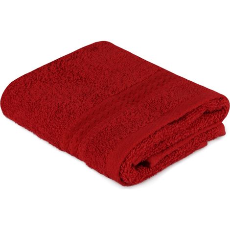 Manopla de baño Towel 100% Algodón Rojo 500 gr/m² (1/5)