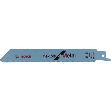 Lame de scie sabre 150 x 18 x 0,9 mm pour métal 1,5-4 mm