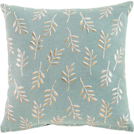 Housse de Coussin Imprimée "Helira" 40x40cm Vert