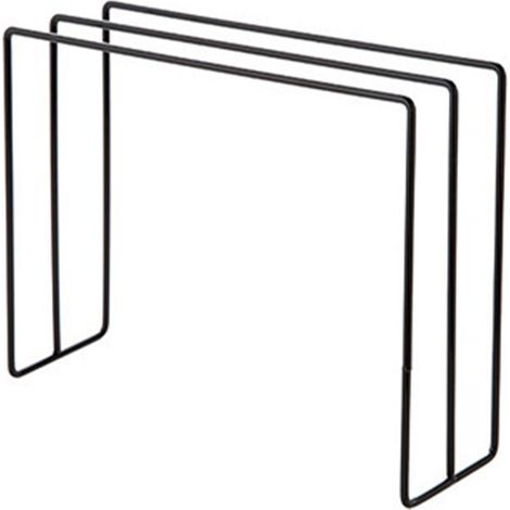 Comptoir de cuisine torchon étendoir fer torchon porte-serviettes autoportant plat chiffon rangement cintre noir (1/5)