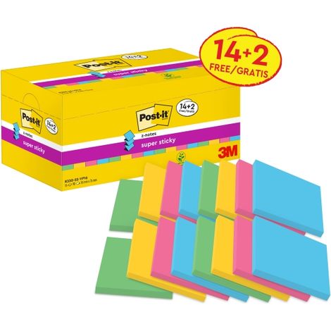 TACO NOTAS POST-IT R 330 76x76 Z P/16