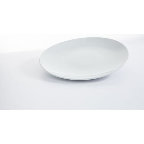 Fade Gourmet Hotel Piatto Bistecca 30,5 x 26 Cm Bianco