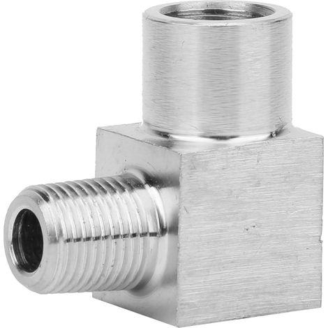 BSPP-Winkelverbinder mit Innen- auf Außengewinde, Schnellkupplung für Luft und Öl, 1/8 Zoll (1/5)