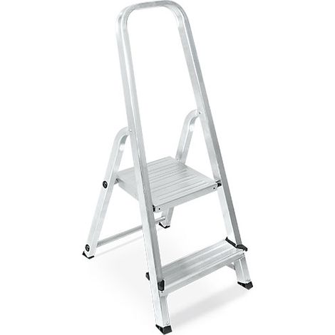 BRB Alu-Bügelleiter, Tragkraft 150 kg (Silber, 2) (1/3)