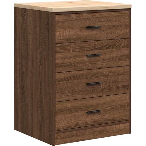 Maison Exclusive - Armoire de rangement de garage chêne marron 60x51x85cm bois pin