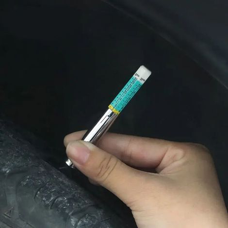 Jauge de profondeur de la bande de roulement des pneus de voiture de 25 mm (1/5)