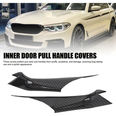 Protector de manija de puerta interior para BMW Serie 5 G30/G31/F90 M5 (2017-2022) - 2 piezas en ABS/PC Carbono (1/5)